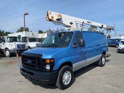Ford Econoline E-350 Super Duty Bucket Truck Cargo Van (Missing Bucket)