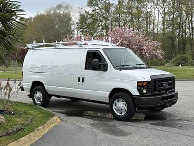 Ford Econoline E-250 Cargo Van with Roof Rack and Shelving