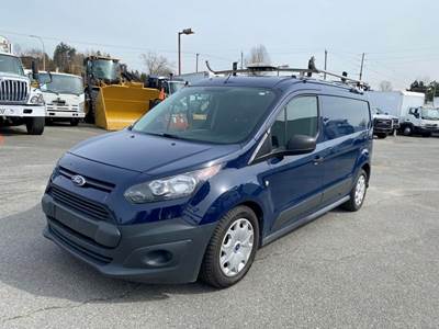 Ford Transit Connect Cargo Van With Rear Shelving Ladder Rack