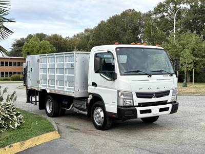 Mitsubishi Fuso FE Flatbed high rail with Tommy Power Tailgate Diesel