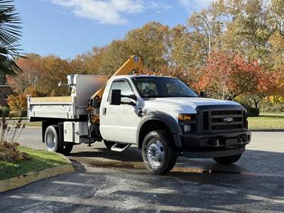 Ford F-550 XL Super Duty Dump Truck with Effer Crane – Diesel