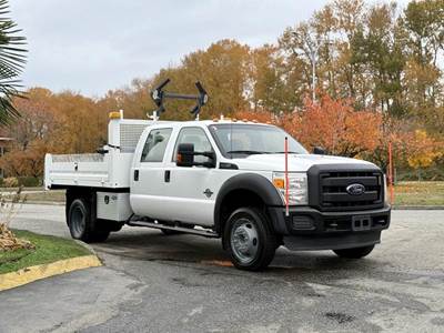 Ford F-550 Super Duty 9-Foot Diesel Dump Truck – 6.7L Power Stroke