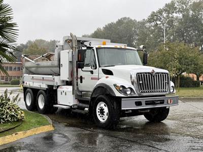 International 7500 12-Foot Dump Truck with Sander and PTO