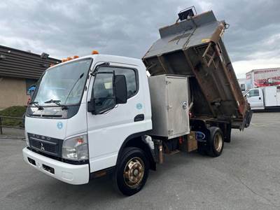 Mitsubishi Fuso FE180 Power Tailgate Dump Truck With Winch 3 Seater Diesel