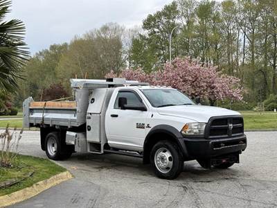 RAM 5500 4x4 Cummins Diesel 9-Foot Dump Truck with Plow