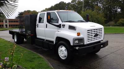 Chevrolet C7500 Flat Deck Diesel with Air Brakes Dually