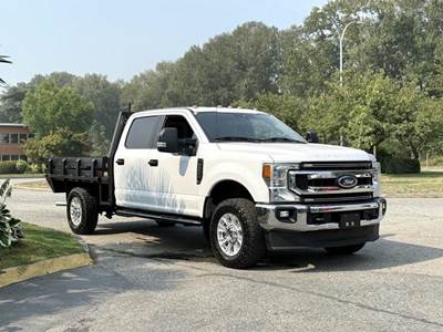 Ford F-350 SD XLT 4X4 9-Foot Flat Deck Truck