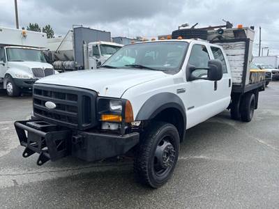 Ford F-450 SD Crew Cab 10 Foot Flat Deck 4WD Diesel