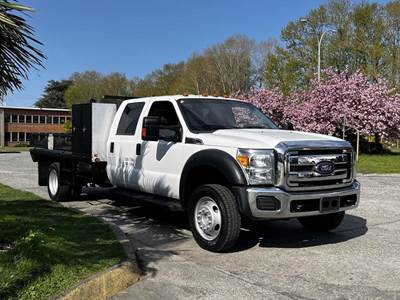 Ford F-550 Crew Cab 12-Foot Flat Deck 4WD