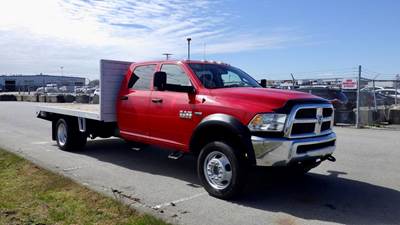 RAM 5500 Crew Cab  12 Foot Flatdeck 4WD Dually
