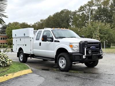 Ford F-350 SD 4X4 Service Truck with Storage Compartments