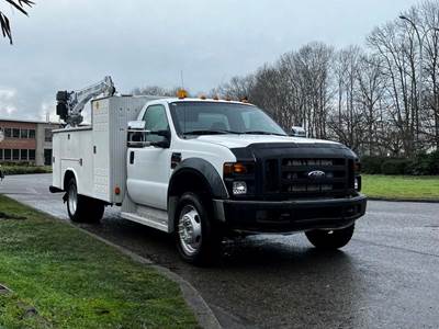 Ford F-550 Service Truck With Crane  2WD Diesel