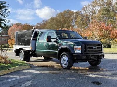 Ford F-550 4x4 Crew Cab Service Truck with Water Tank – 6.4L Diesel