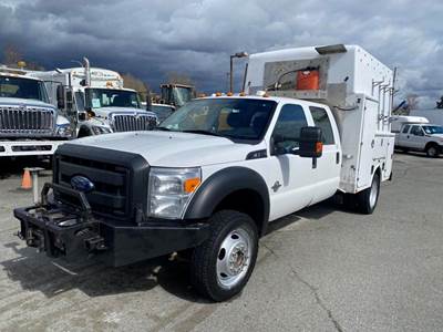Ford F-550 Crew Cab Service Truck Dually Diesel  4WD