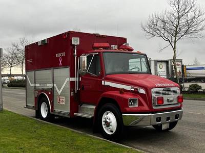 Freightliner FL70 Firetruck With Air Brakes Diesel