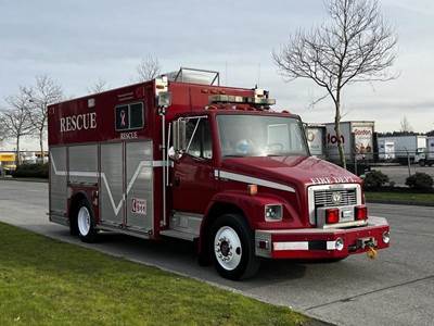 Freightliner FL80 Rescue Fire Truck Diesel
