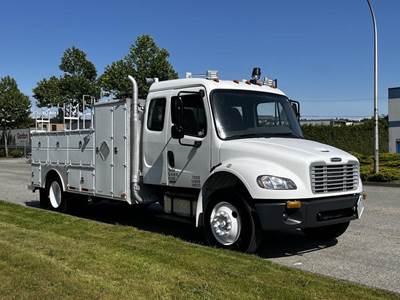 Freightliner M2 106 Diesel Service Truck with Pumps and Air Brakes