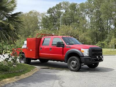 Ford F-550 Crew Cab 4x4 Service Truck 6.8L V10