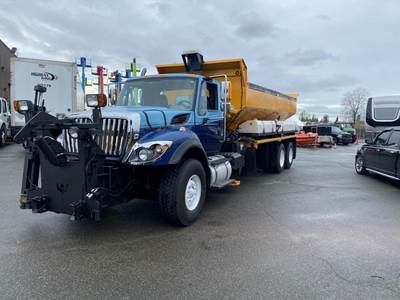 International 7400 Plow Dump Truck with Air Brakes Diesel