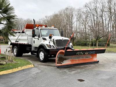 International 7400 Plow Truck with 13-Foot Dump and Sander