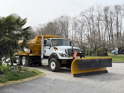 International 7600 N13 12-Yard Dump Plow Truck