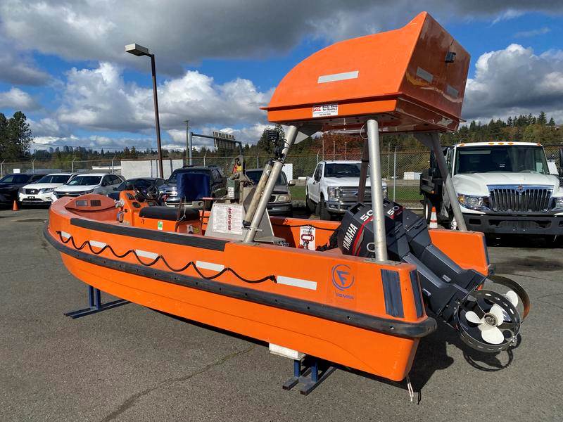 2007 Fassmer 20 Foot Fast Rescue Boat with Twin Yamaha Outboard Motors