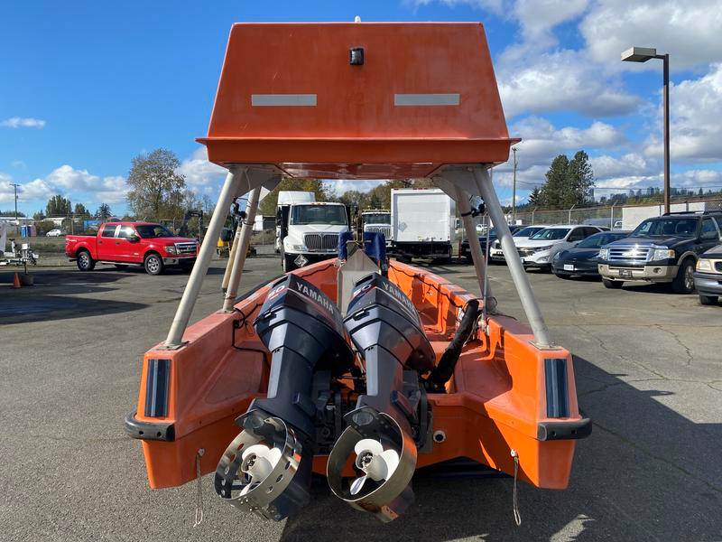 2007 Fassmer 20 Foot Fast Rescue Boat with Twin Yamaha Outboard Motors