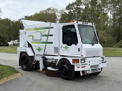 Global M4 Rear High Dump Broom Sweeper