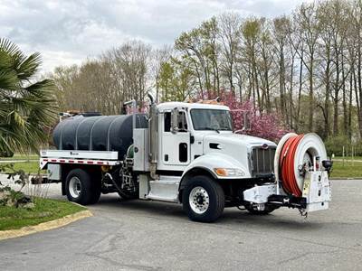 Peterbilt 348 Vac-Con Hydrostatic Hot Shot Sewer Cleaner