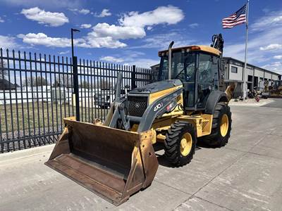 John Deere 410J Backhoe