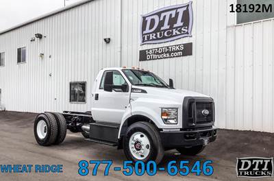 Ford F-750 Single Axle Cab & Chassis Truck - 7.3L, 335HP, 6 Speed Automatic