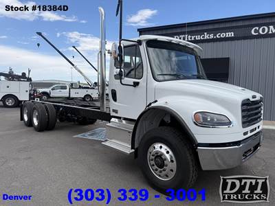 Freightliner M2 106 Tandem Axle Cab & Chassis Truck - Cummins, 360HP, 6 Speed Allison Rds Automatic