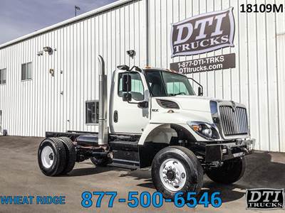 International HV Single Axle Cab & Chassis Truck - Cummins, 300HP, 6 Speed Allison Rds Automatic