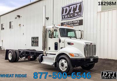 Peterbilt 337 Single Axle Cab & Chassis Truck - Paccar, 330HP, 6 Speed Automatic