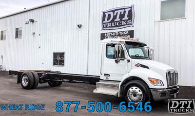 Peterbilt 536 Single Axle Cab & Chassis Truck - Paccar, 300HP, 8 Speed Allison Rds Automatic