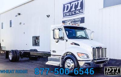 Peterbilt 536 Single Axle Cab & Chassis Truck - Paccar, 300HP, 8 Speed Automatic