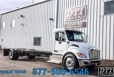 Peterbilt 536 Single Axle Cab & Chassis Truck - Paccar, 300HP, 8 Speed Automatic
