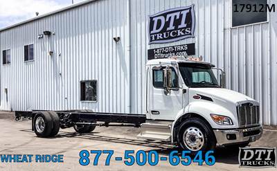 Peterbilt 536 Single Axle Cab & Chassis Truck - Paccar, 300HP, 8 Speed Automatic