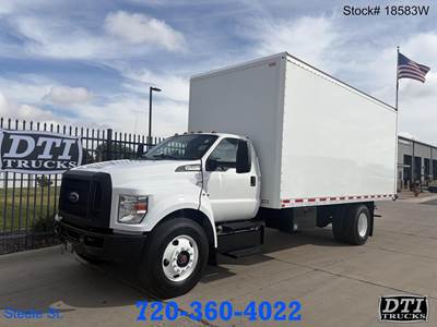 Ford F-750 Single Axle Curtain Side Truck - 7.3L, 330HP, 6 Speed Automatic