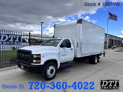 Chevrolet Silverado 5500HD 16 ft Box Truck - 6 Speed Allison Hs Automatic, Roll up Door, Liftgate