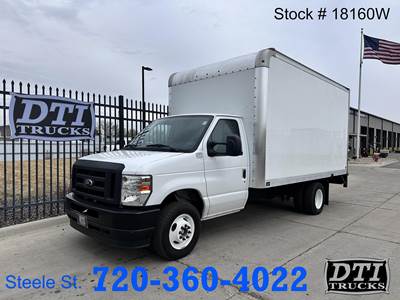 Ford E-350 14 ft Box Truck - 420HP, 6 Speed Automatic, Roll up Door, Liftgate