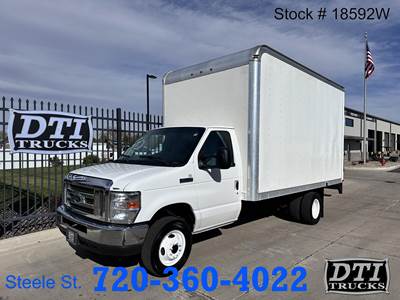 Ford E-450 14 ft Box Truck - 6 Speed Automatic, Roll up Door, Liftgate