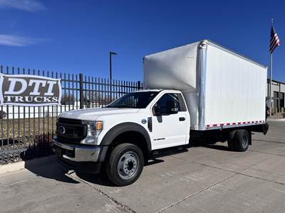 Ford F-550 16 ft Box Truck - 330HP, 10 Speed Automatic, Roll up Door, Liftgate