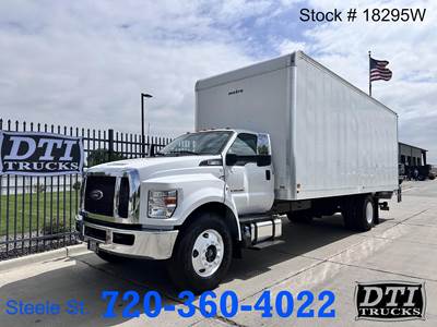 Ford F-650 26 ft Box Truck - 320HP, 6 Speed Automatic, Roll up Door, Liftgate
