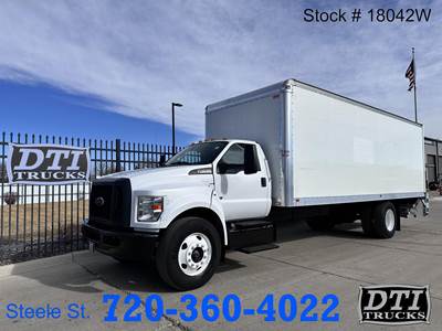 Ford F-650 XL 24 ft Box Truck - 325HP, Automatic, Roll up Door, Liftgate