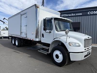 Freightliner M2 106 24 ft Box Truck - 350HP, 6 Speed Automatic, Roll up Door