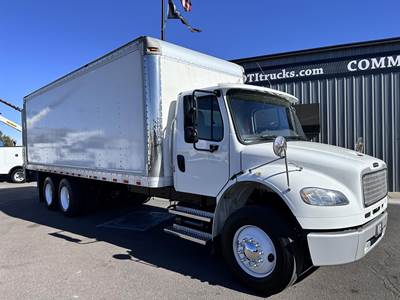Freightliner M2 106 24 ft Box Truck - 350HP, 6 Speed Allison Hs Automatic, Roll up Door, Liftgate