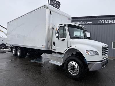 Freightliner M2 106 26 ft Box Truck - 350HP, 6 Speed Allison Rds Automatic, Roll up Door
