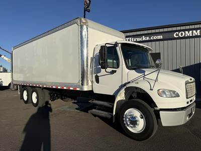 Freightliner M2 106 24 ft Box Truck - 350HP, 6 Speed Automatic, Roll up Door, Liftgate