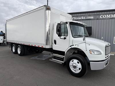 Freightliner M2 106 24 ft Box Truck - 350HP, 6 Speed Automatic, Roll up Door, Liftgate
